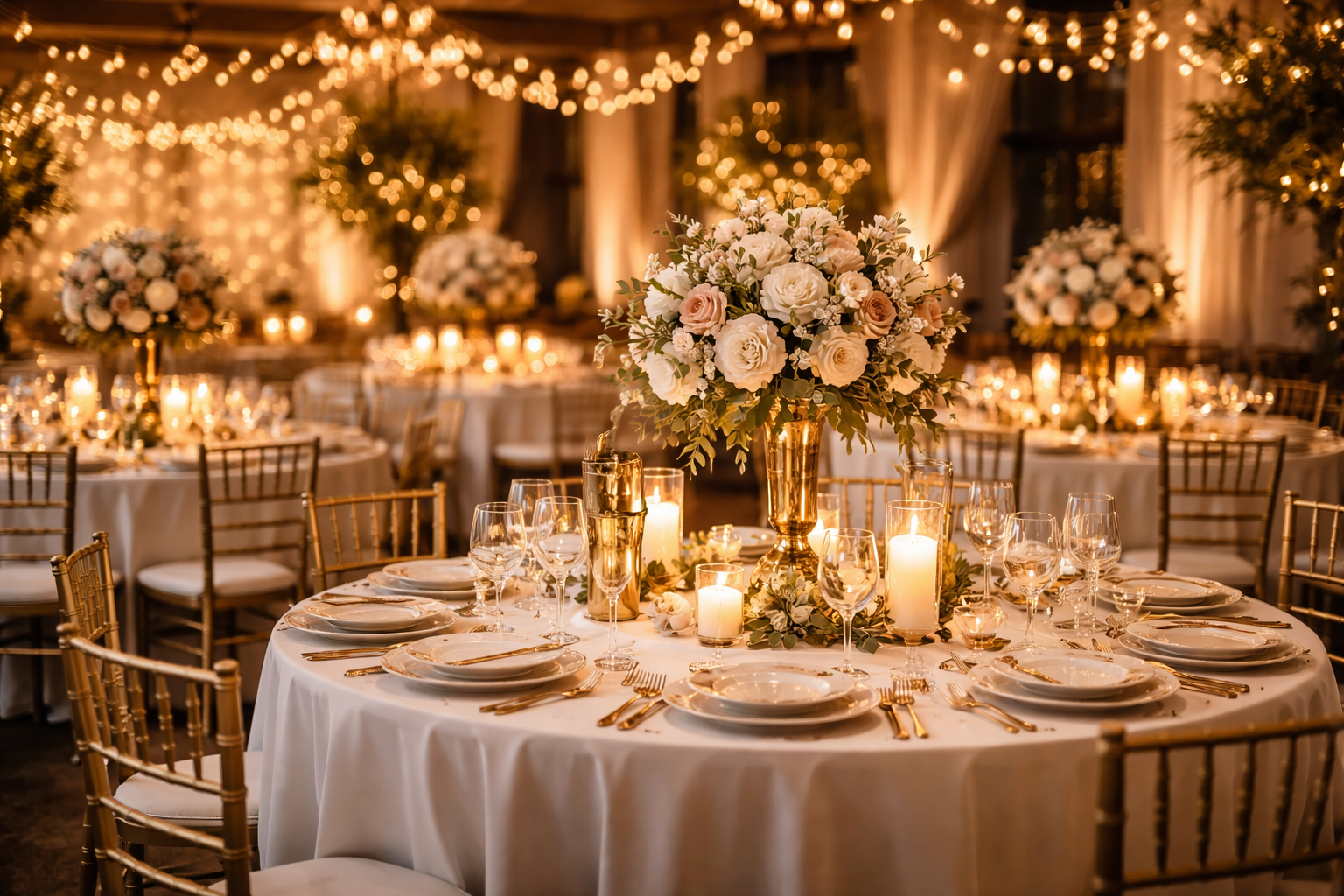 Event catering setup